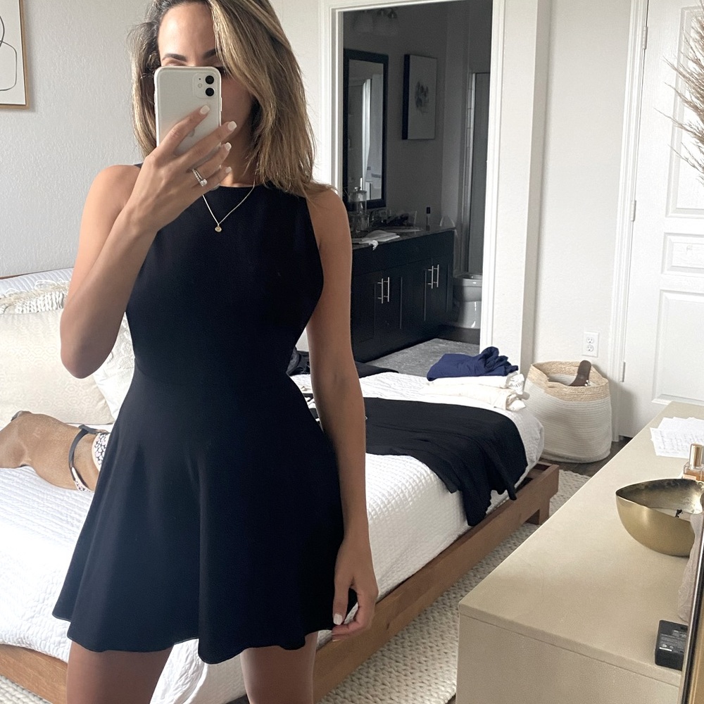 Black dress - super cute for date night.